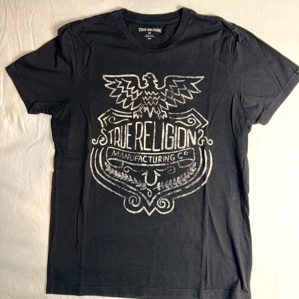 Men’s Authentic True Religion Short-Sleeve Graphic Tee Size Medium